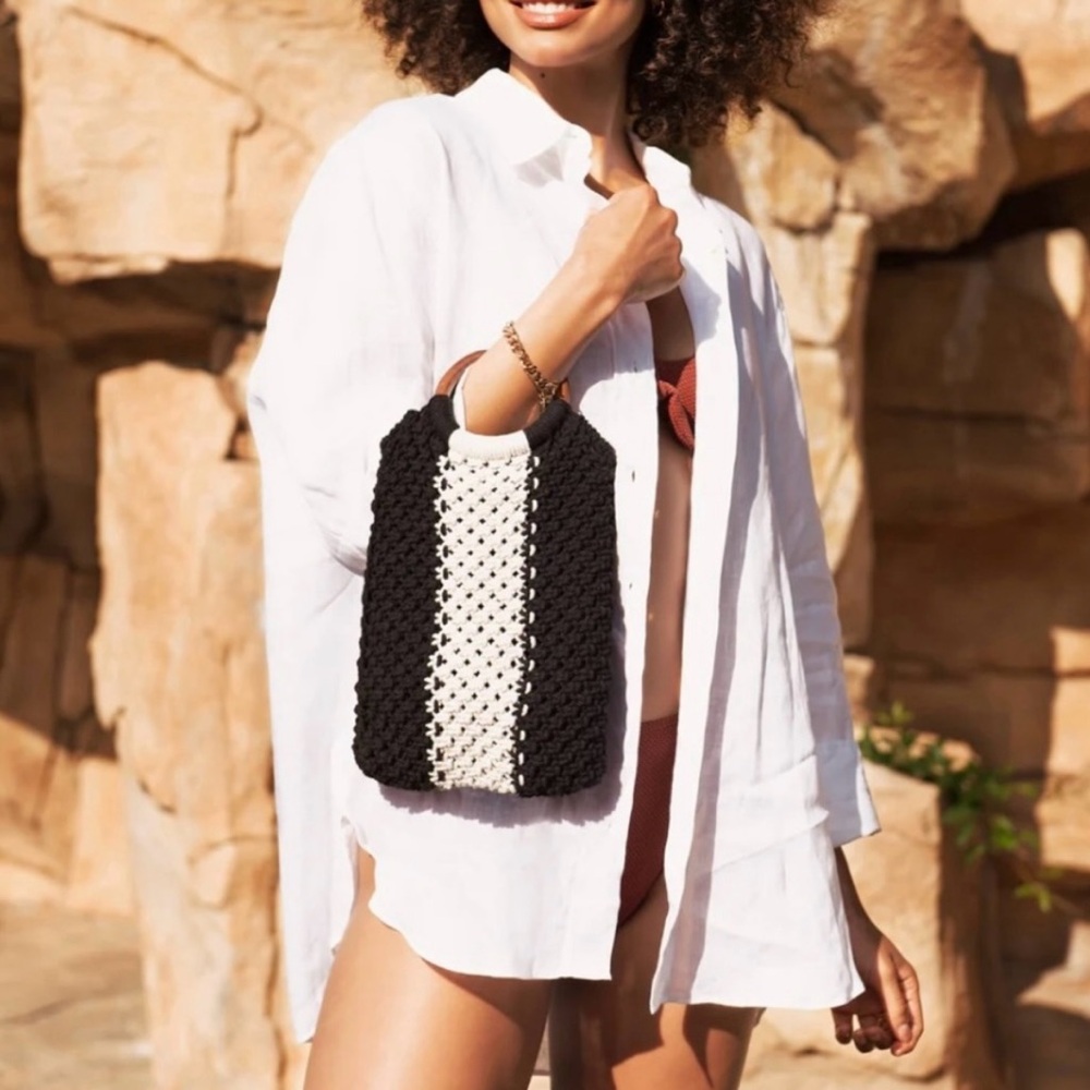 Laude the Label Gabby Mini Macrame Bag